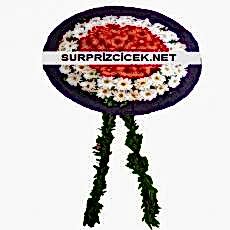 Kırmızı Beyaz Gerberalı Çelenk