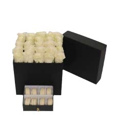 White Grace – Gül ve Makaron Hediye Kutusu