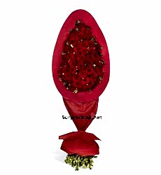 Tek Göbek Kırmızı Gerbera Kutlama Çelengi