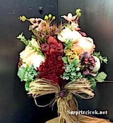 Yapay Soft Renkli Gelin Çiçeği