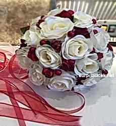 Bordo&Krem Gelin Buketi 