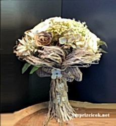 Yapay Şakayık Gelin Buketi