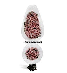 Pembe Gerbera Kutlama Çelengi