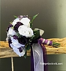 Mor Beyaz Gelin Çiçeği