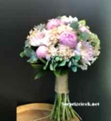 Şakayıkla Gelin El Buketi 