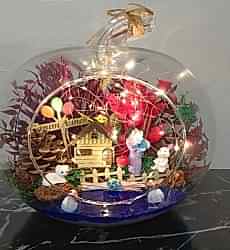 Işıklı Elma Terraryum 