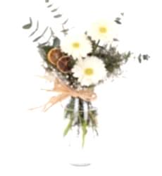 Beyaz Gerbera Aranjmanı